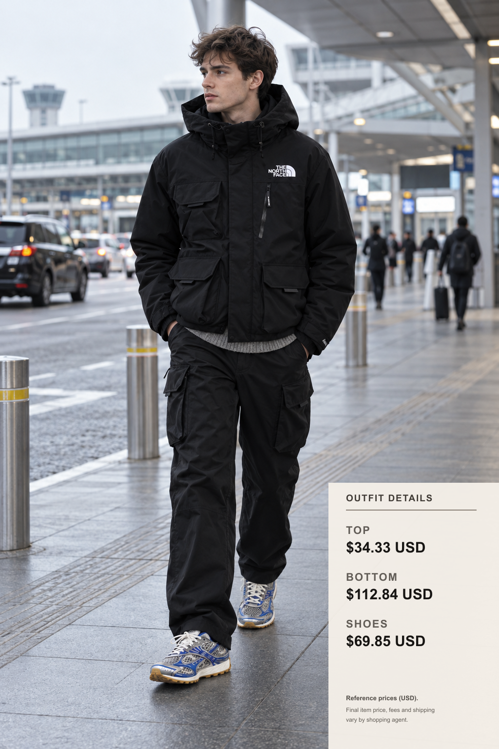 the north face Jacket Travel Layering Guide outfit 1 full-body street style for fashionreps