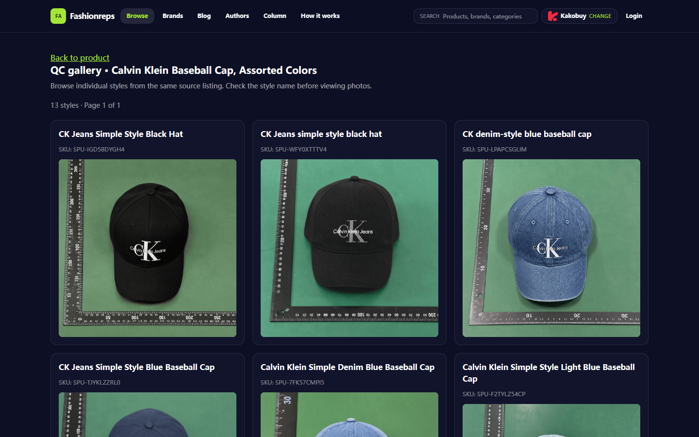 How to Fix Missing Color Variants on Calvin Klein Pages