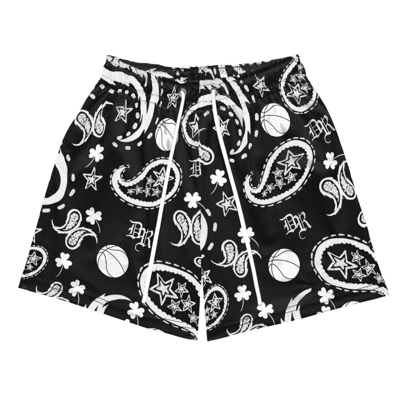 Dior Black Athletic Shorts Review: Testing a $7.91 Paisley-Basketball Short Against Its Own Size Chart