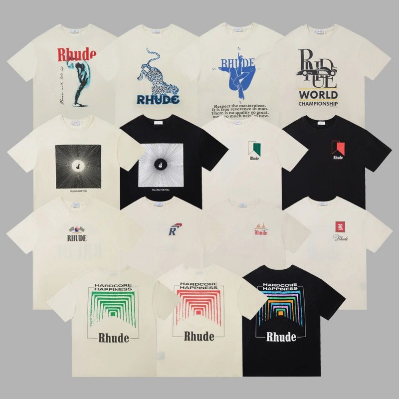 Rhude Multicolor T-Shirt Collection Review: 42 Prints, One Combed-Cotton Spec Sheet